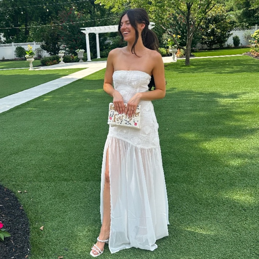 Lane 201 white maxi dress